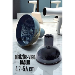 Mey İthalat® Fön Için Difüzör Başlık 4.2 cm ile 5.4 cm Uyumlu