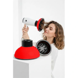 Mey İthalat® Fön Için Difüzör Vigo Başlık - Saç Kurutma Başlığı Profesyonel KIRMIZI