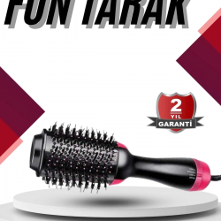 Mey İthalat® Fön Tarak 1200 W Saç Şekillendirici Saç Düzleştirici Saç Kurutma