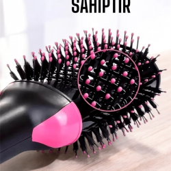 Mey İthalat® Fön Tarak Elektriklenmeyi Önleyen ve Parlaklık Veren Saç Şekillendirici