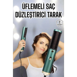 Mey İthalat® Fön Tarak Saç Düzleştirici Üflemeli Fön Makinesi Sıkı Dişli Taşınabilir
