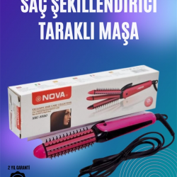 Mey İthalat® Fön ve Tarama İşlemini Birleştiren Pratik Saç Tarağı