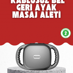 Mey İthalat® Fonksiyonlu Şarjlı Masaj Aleti 6 Başlık 2000 mAh Ergonomik Gövde