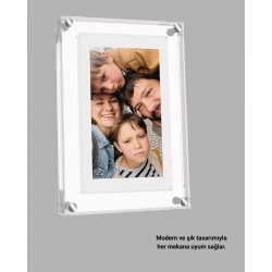 Mey İthalat® Fotoğraf, Video ve Müzik Destekli 7 İnç IPS Dijital Çerçeve – Çoklu Medya Deneyimi