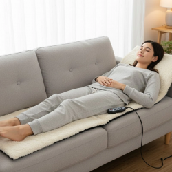 Mey İthalat® Full Body Masaj Minderi Isı ve Titreşim Destekli