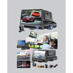 Mey İthalat® Full HD 1080P 3 Kameralı Araç DVR – Gece Görüşlü ve G-Sensörlü Güvenlik Çözümü