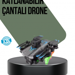 Mey İthalat® Full HD 1080P Drone Katlanabilir Gövde Uzun Pil Ömürlü