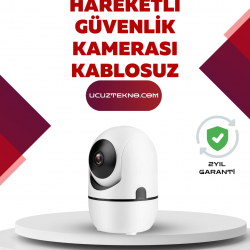 Mey İthalat® Full HD 1080P Kablosuz Güvenlik Kamerası – Hareket Takip, Gece Görüşü ve İki Yönlü Ses Özellikli
