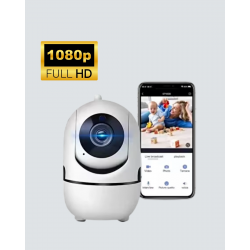 Mey İthalat® Full HD 1080P Kablosuz Pan & Tilt Güvenlik Kamerası – Hareket Takipli ve İki Yönlü Sesli