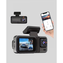 Mey İthalat® Full HD 3'lü Araç Kamerası Geri Görüş Destekli Park Modlu 1080P DVR