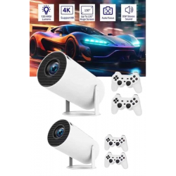 Mey İthalat® Full HD 8 GB Ayaklı Çift Kollu 4K Video Oyun Konsolu Taşınabilir