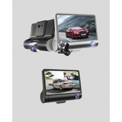 Mey İthalat® Full HD Araç Kamerası 3’lü 4.0” Ekranlı ve HDR Gece Görüşlü