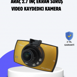 Mey İthalat® Full HD Araç Kamerası G Sensor Gece Görüşlü Dash Cam