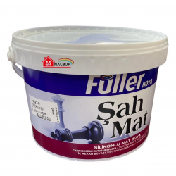 Mey İthalat® Füller Şahmat Silikonlu Mat İç Cephe 3,5 Kg Deep Siyah