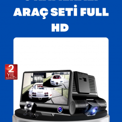 Mey İthalat® G-Sensör, Park Modu ve Döngüsel Kayıt Destekli Araç DVR