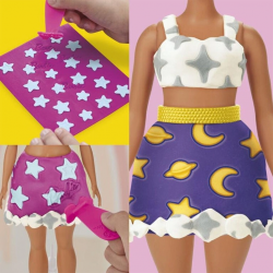 Mey İthalat® G1355 Designer Desen Paketi Hamur Oyun Seti  +3 yaş