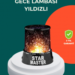 Mey İthalat® Galaxy Efektli LED Yıldız Projektör Renk Değiştirmeli Oda Aydınlatması