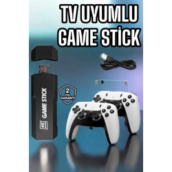 Mey İthalat® Game Stick Retro 8K ULTRA HD Video Oyun Konsolu Android Tv Özelliği