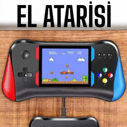 Mey İthalat® Gamepad Joystick 500 Oyunlu Retro Oyun Konsolu Tv Bağlantı Özellikli 2 Kişilik Destekli
