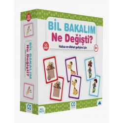 Mey İthalat® Games Bil Bakalım Ne Değişti? Hafıza ve Dikkat Gelişim K  55 Kart 5109
