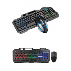 Mey İthalat® Gaming Oyuncu Klavyesi Led Aydınlatmalı Mekanik Hisli