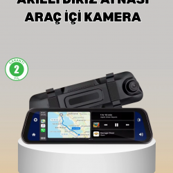 Mey İthalat® Gece Görüşlü Araç Dikiz Aynası Kamera Park Monitörlü