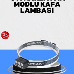 Mey İthalat® Gece Koşusu İçin LED Kafa Lambası El Sensörlü