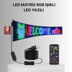 Mey İthalat® Gece Kullanıma Uygun  Pixel RGB LED Panel Estetik Atmosfer Işığı