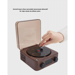 Mey İthalat® Gece Lambası Bluetooth Hoparlör Dijital Saat Çok Fonksiyonlu Su Dalgası Işıklı