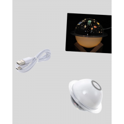 Mey İthalat® Gece lambası özellikli taşınabilir nemlendirici ve aromaterapi cihazı USB girişli