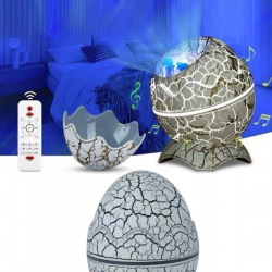 Mey İthalat® Gece Lambası Yumurta Işık Speaker Yeni Nesil Dinozor Yumurtası Görünümlü