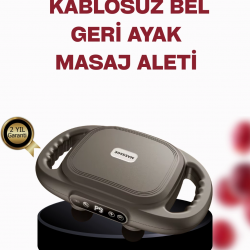 Mey İthalat® Geliştirilmiş 6 Başlıklı Şarjlı Masaj Aleti 2000 mAh Derin Doku Masajı