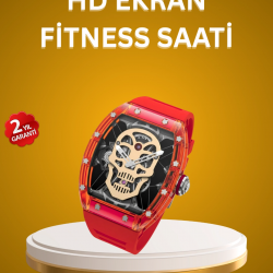 Mey İthalat® Geniş Ekranlı Akıllı Saat Şık ve Modern Tasarım