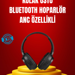 Mey İthalat® Geniş Frekans Aralıklı Bluetooth Kulak Üstü Kulaklık