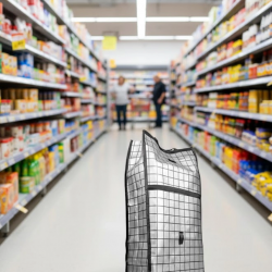 Mey İthalat® Geniş Hacimli Tekerlekli Pazar Çantası Dayanıklı ve Ergonomik