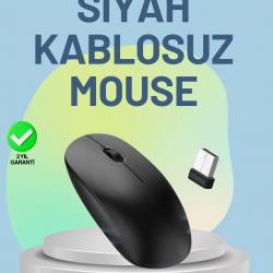 Mey İthalat® Geniş Uyumluluğa Sahip Sessiz Fare – Yüksek DPI ve Hafif