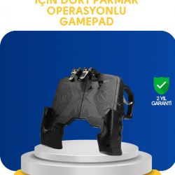 Mey İthalat® Gerçekçi Oyun Deneyimi Sunan Dört Parmak Mobil Gamepad