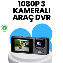 Mey İthalat® Geri Görüş Monitörlü Araç Kamerası | 2 İnç Ekran, Hareket Algılama