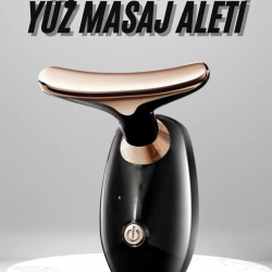 Mey İthalat® Gıdık Ve Sarkma Giderici Boyun Ve Yüz Güzellik Cihazı Pilli