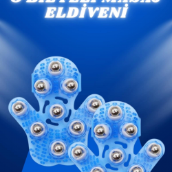 Mey İthalat® Giyilebiilir Masaj Eldiveni 9 Bilyeli Tüm Vücut Masajına Uygun