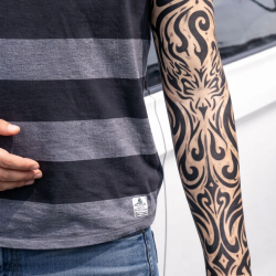 Mey İthalat® Giyilebilir Kol Dövmesi Çorap Dövme 3D Baskılı Kol Bacak Dövme 2 Adet Model 11