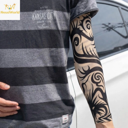 Mey İthalat® Giyilebilir Kol Dövmesi Çorap Dövme 3D Baskılı Kol Bacak Dövme 2 Adet Model 15