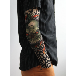 Mey İthalat® Giyilebilir Kol Dövmesi Çorap Dövme 3D Baskılı Kol Bacak Dövme 2 Adet Model 18