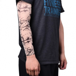 Mey İthalat® Giyilebilir Kol Dövmesi Çorap Dövme 3D Baskılı Kol Bacak Dövme 2 Adet Model 25