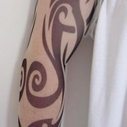 Mey İthalat® Giyilebilir Kol Dövmesi Çorap Dövme 3D Baskılı Kol Bacak Dövme 2 Adet Model 6