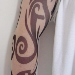 Mey İthalat® Giyilebilir Kol Dövmesi Çorap Dövme 3D Baskılı Kol Bacak Dövme 2 Adet Model 6