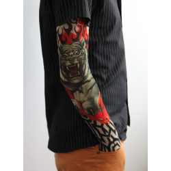 Mey İthalat® Giyilebilir Kol Dövmesi Çorap Dövme 3D Baskılı Kol Bacak Dövme 2 Adet Model 8