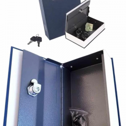 Mey İthalat® Gizli Kasa Kilitli Sözlük Görünümlü 18cm Gizli Kasa Büyük Boy Anahtarlı