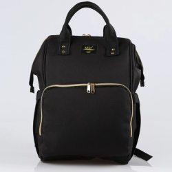 Mey İthalat®   Go Anne Bebek Bakım Sırt Çantası 6610 Siyah