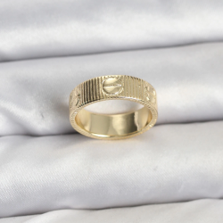 Mey İthalat® Gold Renk Model Kadın Yüzük